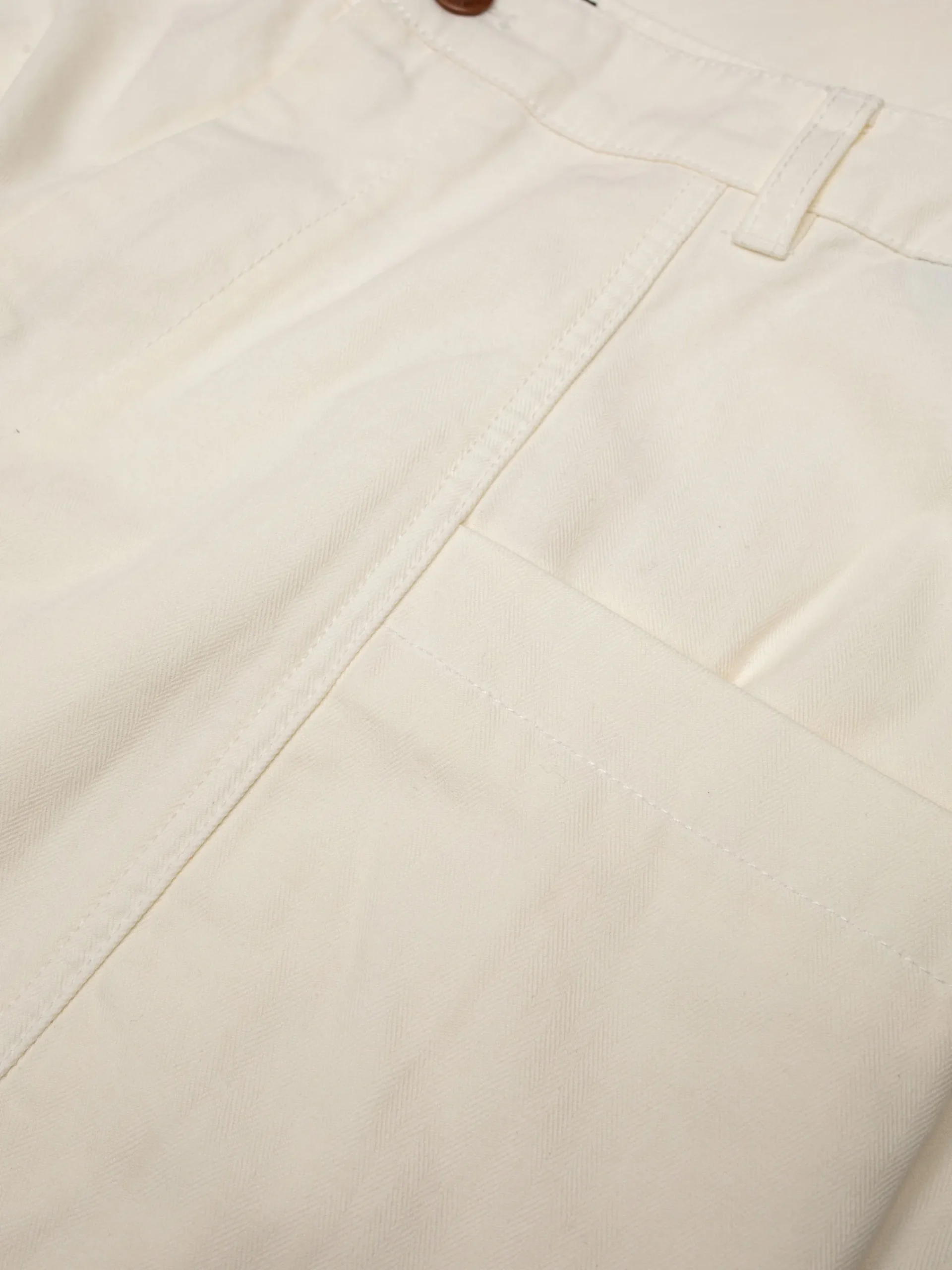 Shop Finisterre Women's Croft Workwear Balloon Pant Ecru