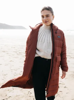 Cheap Finisterre Women's Elara Coat DarkRosewood