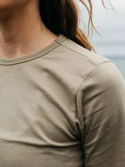 Discount Finisterre Women's Eldon Long Sleeve T-Shirt WillowGreen