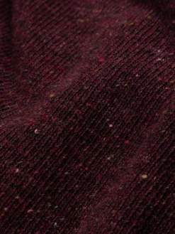Discount Finisterre Women's Farne Roll Neck Knit Sweater BlackCherry