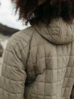 Best Sale Finisterre Women's Firecrest Hooded Jacket WillowGreen