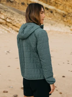 Sale Finisterre Women's Firecrest Hooded Jacket DeepSea
