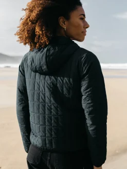 Shop Finisterre Women's Firecrest Hooded Jacket Black