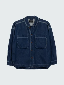 Clearance Finisterre Women's Gwavas Overshirt Denim