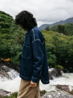 Clearance Finisterre Women's Gwavas Overshirt Denim