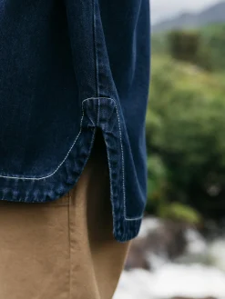 Clearance Finisterre Women's Gwavas Overshirt Denim