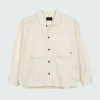 Sale Finisterre Women's Gwavas Overshirt Ecru