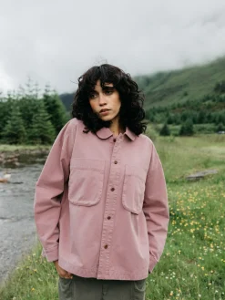 Fashion Finisterre Women's Gwavas Overshirt HeatherMist
