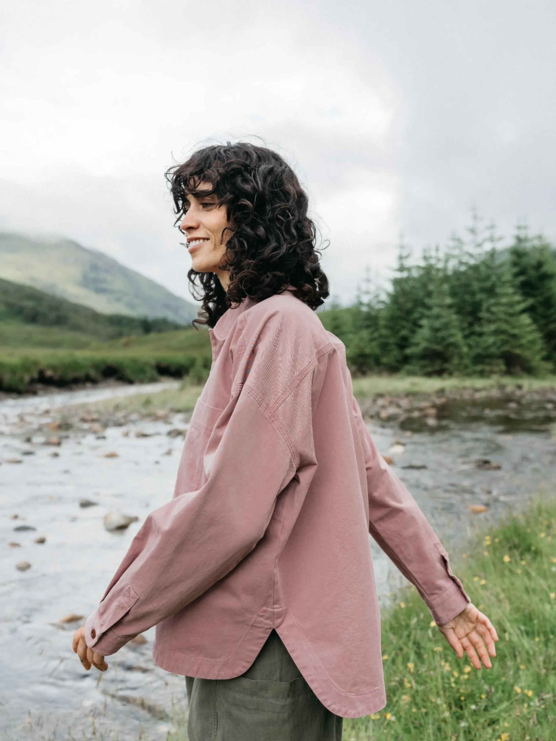 Fashion Finisterre Women's Gwavas Overshirt HeatherMist