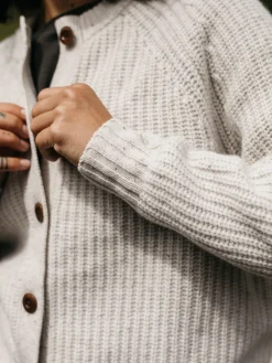 Flash Sale Finisterre Women's Mora Crew Neck Cardigan Ecru
