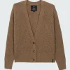 New Finisterre Women's Mora Knit Cardigan EarthBrown