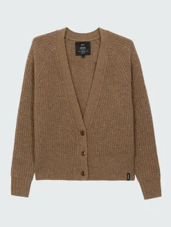 New Finisterre Women's Mora Knit Cardigan EarthBrown
