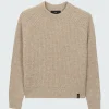 Clearance Finisterre Women's Mora Knit Sweater Oatmeal