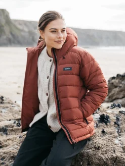 Outlet Finisterre Women's Nebulas Insulated Jacket DarkRosewood