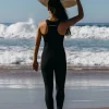 Best Sale Finisterre Women's Nieuwland 2mm Yulex® Long Jane Swimsuit Black