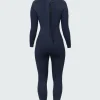Sale Finisterre Women's Nieuwland 5.5/4.5mm Yulex® Back Zip Wetsuit Ink