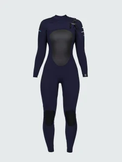 New Finisterre Women's Nieuwland 4.5/3.5mm Yulex® Chest Zip Wetsuit Ink