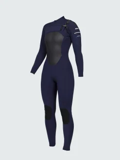Shop Finisterre Women's Nieuwland 3.5/2.5mm Yulex® Chest Zip Wetsuit Ink