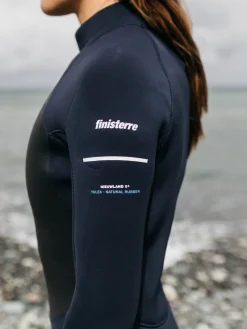 Sale Finisterre Women's Nieuwland 5.5/4.5mm Yulex® Back Zip Wetsuit Ink