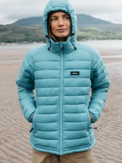 Discount Finisterre Women's Nimbus Hooded Jacket OceanStorm