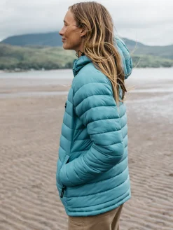 Discount Finisterre Women's Nimbus Hooded Jacket OceanStorm