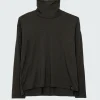 Sale Finisterre Women's Seeker Merino High Neck T-Shirt Raven