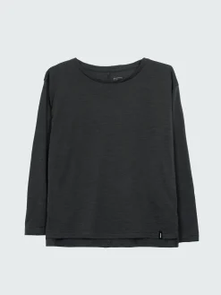 Fashion Finisterre Women's Seeker Merino Long Sleeve T-Shirt RavenBlack