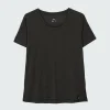 Sale Finisterre Women's Seeker Merino Scoop Neck T-Shirt RavenBlack