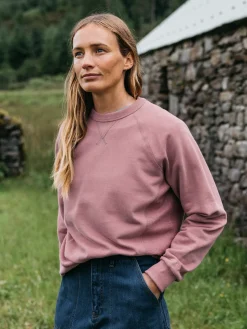 Online Finisterre Women's Serpentine Sweatshirt HeatherMist