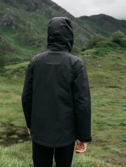 Shop Finisterre Women's Stormbird Waterproof Jacket Black