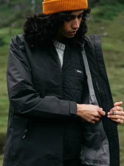 Shop Finisterre Women's Stormbird Waterproof Jacket Black