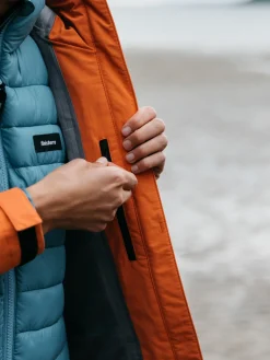 Clearance Finisterre Women's Stormbird Waterproof Jacket RedRust