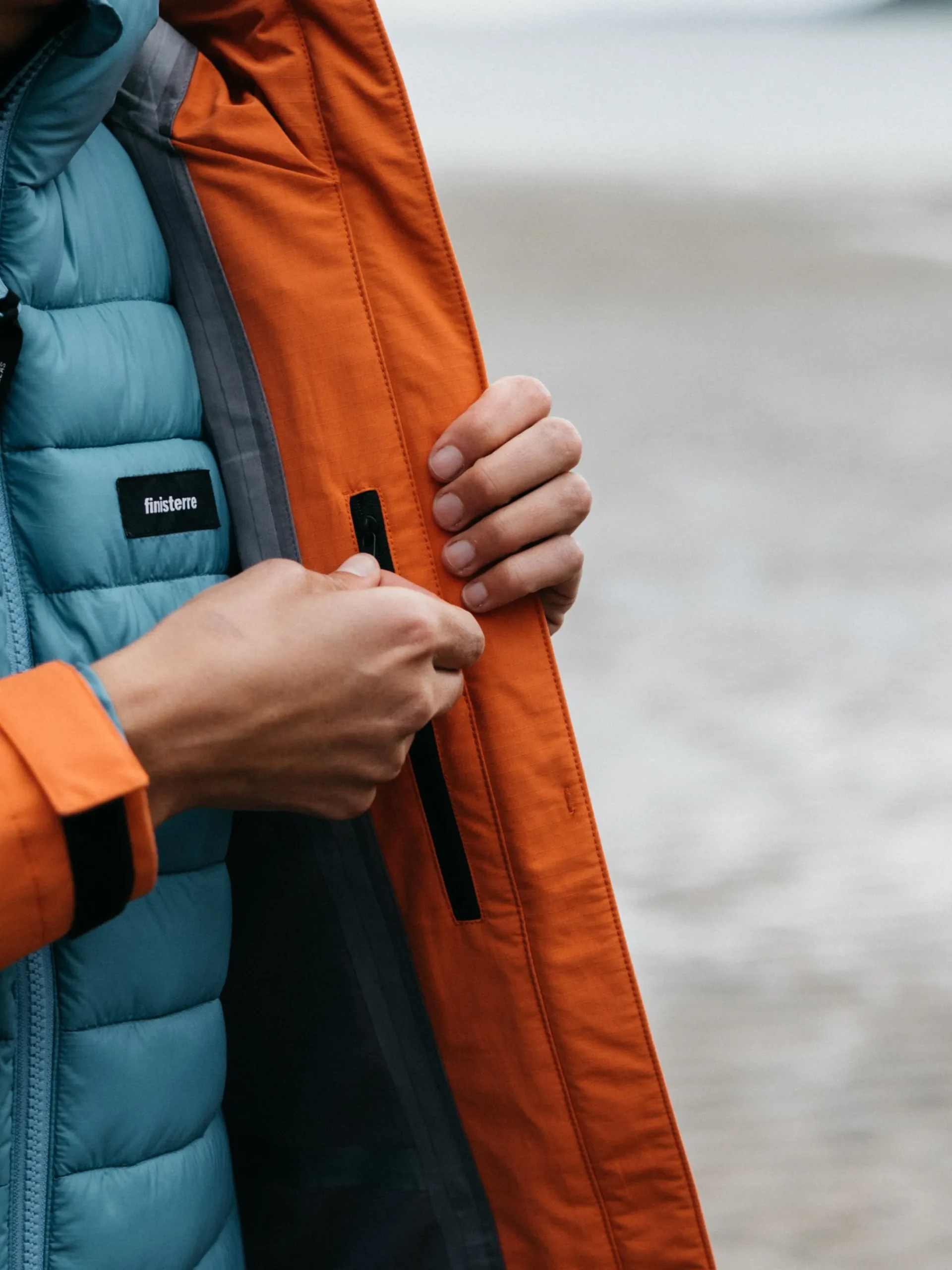 Clearance Finisterre Women's Stormbird Waterproof Jacket RedRust
