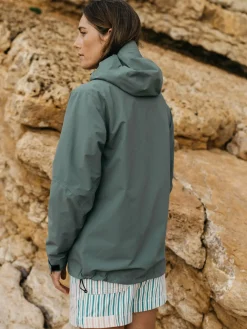 Fashion Finisterre Women's Stormbird Waterproof Jacket DeepSea