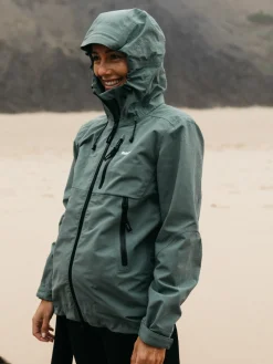 Fashion Finisterre Women's Stormbird Waterproof Jacket DeepSea