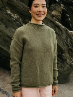 Online Finisterre Women's Taran Sweater WillowGreen