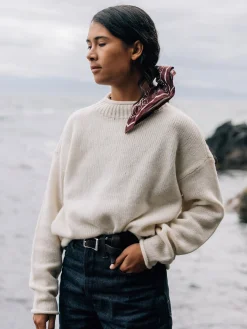 Online Finisterre Women's Taran Sweater Ecru