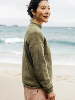 Online Finisterre Women's Taran Sweater WillowGreen