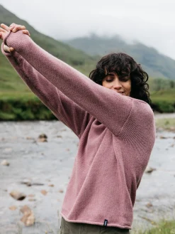 Cheap Finisterre Women's Taran Sweater HeatherMist