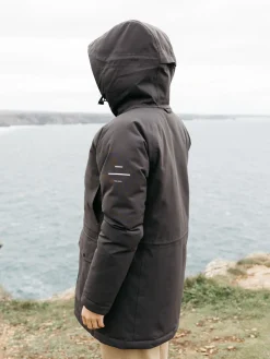 Outlet Finisterre Women's Vellus Parka Jacket Raven