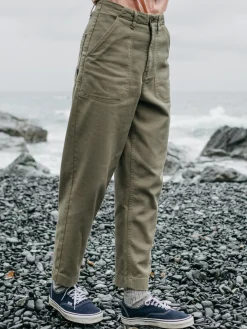 Flash Sale Finisterre Women's Yarrel Canvas Pant WillowGreen