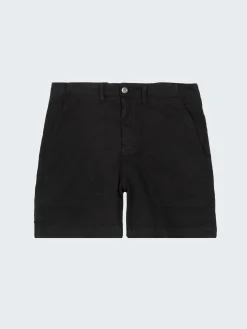 Cheap Finisterre Women's Yarrel Canvas Shorts Black