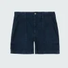 Sale Finisterre Women's Yarrel Canvas Shorts Navy