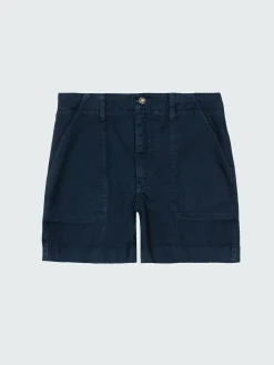 Sale Finisterre Women's Yarrel Canvas Shorts Navy