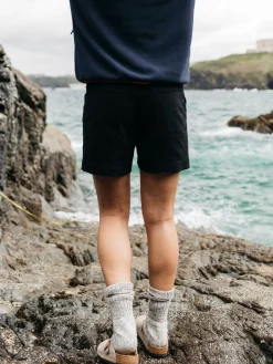 Cheap Finisterre Women's Yarrel Canvas Shorts Black