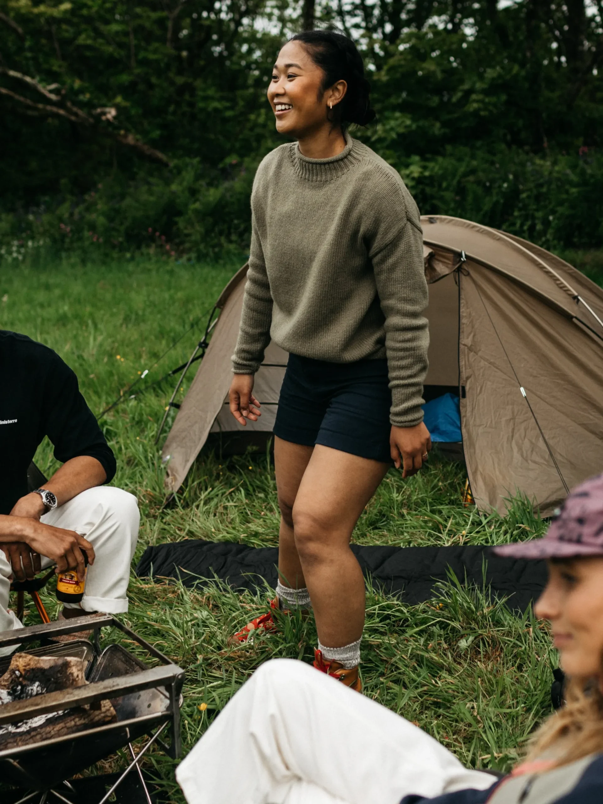 Sale Finisterre Women's Yarrel Canvas Shorts Navy