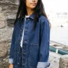 Clearance Finisterre Women's Yarrel Denim Chore Jacket RetroIndigo